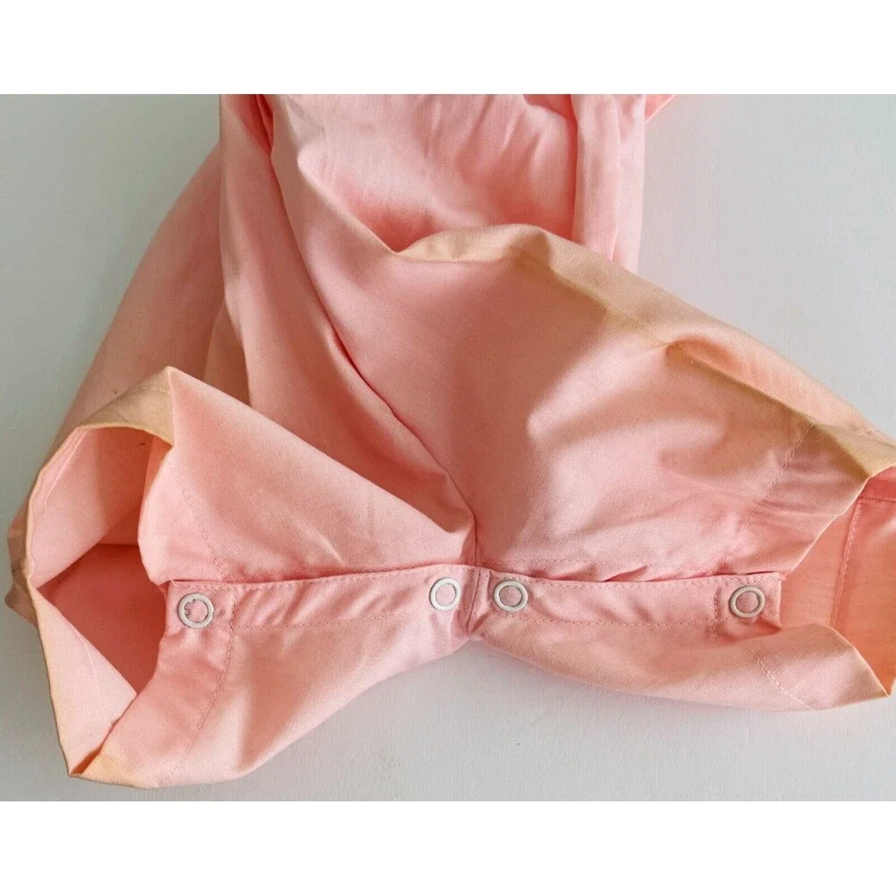 Vintage WASH & WEAR Two Piece Pink Embroidered Outfit Toddler Girl Size Medium